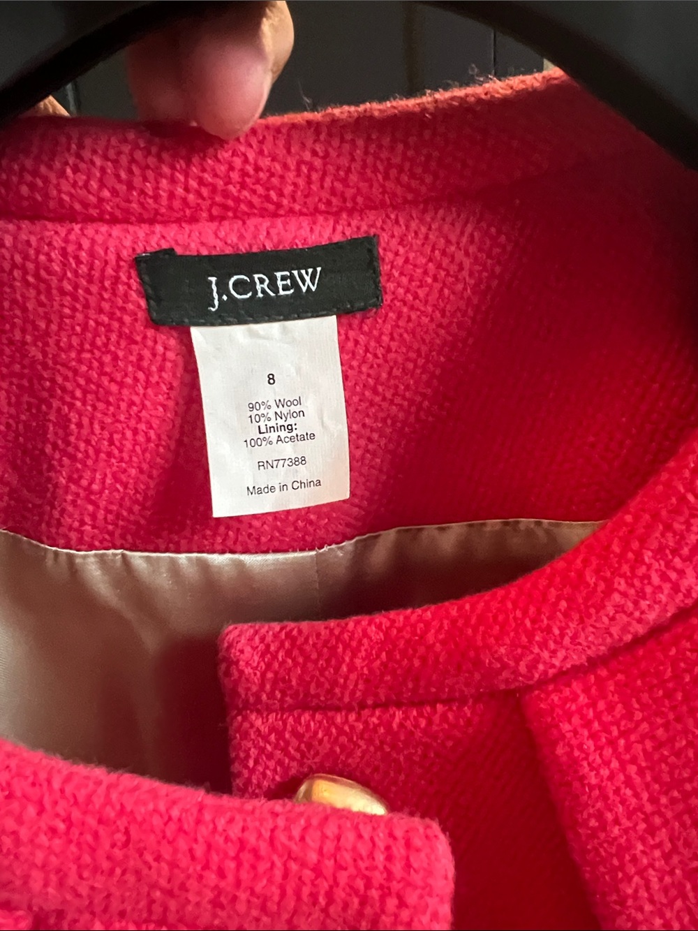 Darling J Crew vintage jacket. 8 - Picture 4 of 4